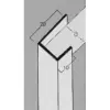  GIPSZKARTONHOZ PVC ÉLVÉDŐ J PROFIL 9.5 mm 3m