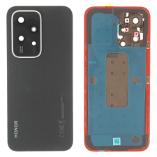  0235AJXY Gyári Honor 200 Lite Fekete akkufedél üveg hátlap, kamera lencse mobiltelefon, tablet alkatrész