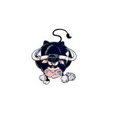  ''Vad Bika'' matrica 8x10cm információs címke