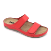 0Ft kiszállítás! Leon Comfortstep 954 piros női bőr papucs 36-41