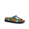  0Ft kiszállítás! Scholl NEW BOGOTA WEDGE zöldeskék bioprint női papucs - kényelmi modell 36, 39