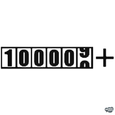  100000+ - Szélvédő matrica matrica