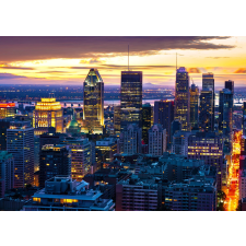 1000 darabos éjszakai Montreal, Kanada élmény puzzle puzzle, kirakós