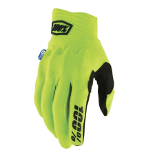 100% Cognito Smart Shock motocross kesztyű fluo sárga motoros kesztyű