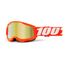 100% Gyerek Motocross szemüveg 100% STRATA 2 narancs (arany tükör plexiüveg) motoros szemüveg