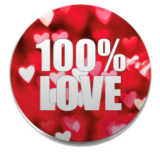  100% Love kitűző kitűző