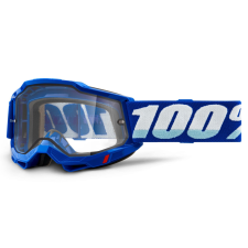 100% Motocross szemüveg 100% ACCURI 2 kék (dupla tiszta védőburkolat) motoros szemüveg