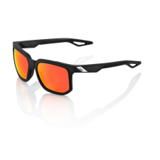 100% Napszemüveg 100% CENTRIC Matte Crystal Black fekete (piros lencsével) napszemüveg