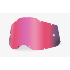 100% Plexi 100% Racecraft 2/Accuri 2/Strata 2 Rózsaszín tükör (ködmentes) motoros szemüveg