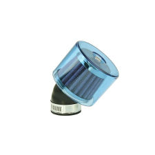 101 Octane Air-System 35mm 45° fém légszűrő kék védősapkával egyéb motorkerékpár alkatrész