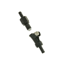 101 Octane Üzemanyagcső csatlakozás fekete 6mm egyéb motorkerékpár alkatrész