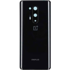 1091100170 Gyári akkufedél hátlap - burkolati elem OnePlus 8 Pro, fekete mobiltelefon, tablet alkatrész
