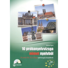  10 próbanyelvvizsga német nyelvből + cd /B1 szintű (TELC, ECL és Origó) nyelvvizsgára készülőknek nyelvkönyv, szótár