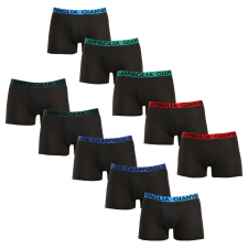 10PACK Férfi boxeralsó Gianvaglia fekete (021) M férfi alsó