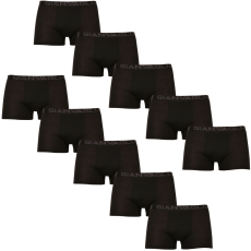  10PACK Férfi boxeralsó Gianvaglia fekete (023) 3XL