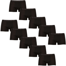  10PACK Férfi boxeralsó Gianvaglia fekete (023) M