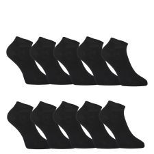 10PACK zokni Styx alacsony bambusz fekete (10HBN960) XL férfi zokni