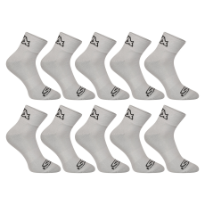  10PACK zokni Styx boka szürke (10HK1062) S