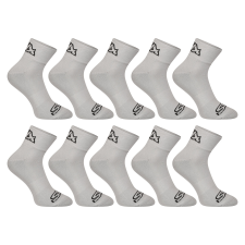10PACK zokni Styx boka szürke (10HK1062) XL férfi zokni