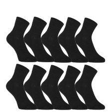 10PACK zokni Styx bokazokni bambusz fekete (10HBK960) L férfi zokni