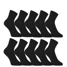  10PACK zokni Styx bokazokni bambusz fekete (10HBK960) M
