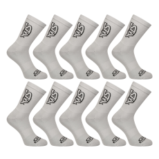  10PACK zokni Styx magas szürke (10HV1062) M