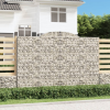  11 db íves horganyzott vas gabion kosár 300x50x200/220 cm