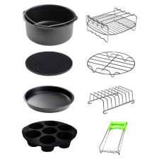 11 Részes Air Fryer Kiegészítő és Tartozék Szett sütés és főzés