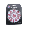  12 db csillogó csillogó vitorlázó műkörmök, Janelove, Rose