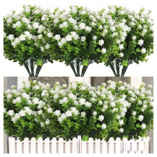  12 köteg fehér kamélia művirág WH1080066 dekoráció