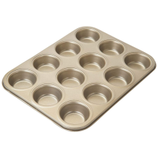  12 részes tapadásmentes bevonatú muffin forma sütés és főzés