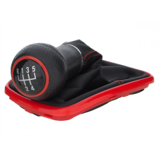  12MM VW Bora 98-05 sebességváltó gomb + PIROS KERETES - váltógomb