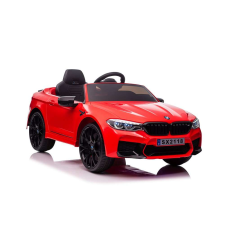  12V Elektromos kisautó BMW M5 piros 9573 Összeszerelve, szentendrei bemutatótermünkben átvehető elektromos járgány