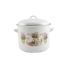 13471 ZOMÁNC FAZÉK+FEDŐ 20CM 5,2L. edény