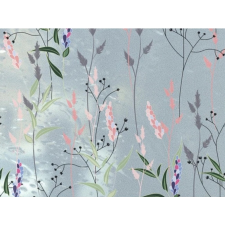  14146 - Wild flowers3D vadvirágos sztatikus ablakfólia, belátás ellen 45 cm x 15 m tapéta, díszléc és más dekoráció
