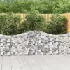  14 db íves horganyzott vas gabion kosár 200x30x80/100 cm