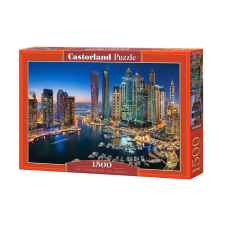 1500 - darabos puzzle Dubai felhőkarcolói puzzle, kirakós