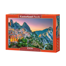  1500 - darabos puzzle Napfelkelte Castelmezzano felett puzzle, kirakós