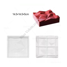 15*15 cm-es különleges szilikon tortaforma sütés és főzés