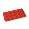  15 adagos 3,8 cm-es félgömb szilikon sütőforma