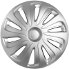  15" DÍSZTÁRCSA CALIBER CARBON EZÜST, 4db