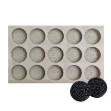  15 részes szilikon forma – Kicsi OREO keksz minta sütés és főzés