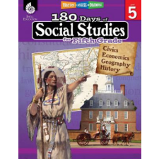  180 Days of Social Studies for Fifth Grade – Shell Education idegen nyelvű könyv
