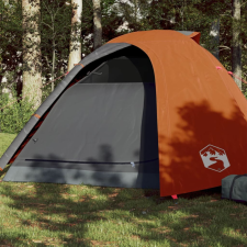 185T Taffeta 2-személyes szürke-narancs sátor 267x272x145 cm sátor