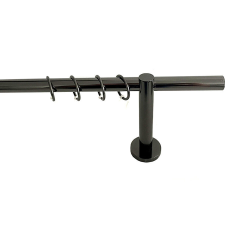 19 mm, FRANCE karnis, végzáró nélküli, 1-soros, Tytan, 160 cm karnis, függönyrúd