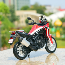 1:18 méretarányú Honda Africa Twin DCT öntött fém motorkerékpár modell autópálya és játékautó