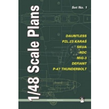  1/48 Scale Plans Set – Dariusz Karnas idegen nyelvű könyv