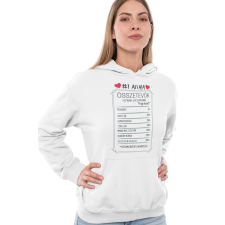  #1 Anya összetevők - Kapucnis Pulóver női pulóver, kardigán