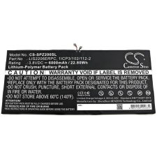  1ICP3/102/112-2 Tablet akkumulátor 6000 mAh egyéb notebook akkumulátor