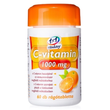  1x1 VITADAY C-VITAMIN 500 MG RÁGÓTABL. vitamin és táplálékkiegészítő